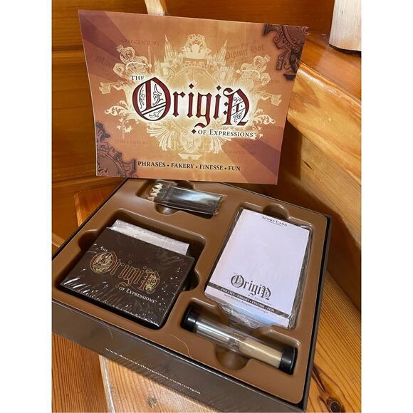 ORIGIN OF EXPRESSIONS Phrases Fakery Finesse Fun 2008  Board Game New Open Box. - Picture 3 of 3